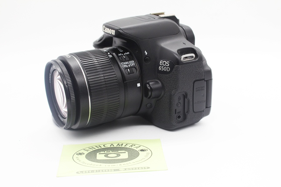 ขาย Canon 650D+เลนส์ 18-55 mm IS II เมนูภาษาไทย ถ่าย VDO Full HD หน้าจอหมุนได้ 